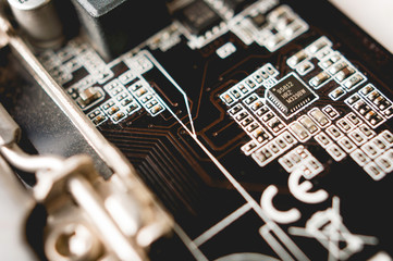 View of electronics