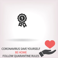 Award icon vector icon , lorem ipsum Flat design