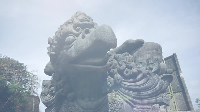 Statue in Bali - Garuda Wisnu Kencana GWK in park.
