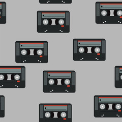 Music Tape Vector Fashion Seamless