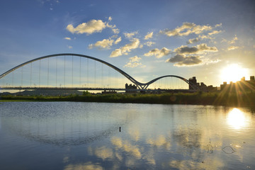 New moon bridge Taiwan