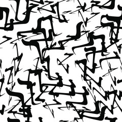 Black And White Texture Vector Seamless