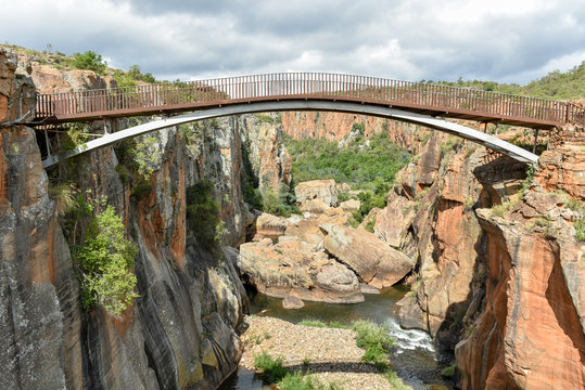 Bourke's Luck Potholes is a tourist attraction near the Blyde River Canyon 2nd biggest canyon in the world, on Panorama Route, Mpumalanga, South Africa 