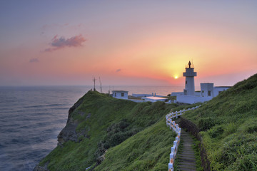 Bitoujiao lighthouse Taiwan