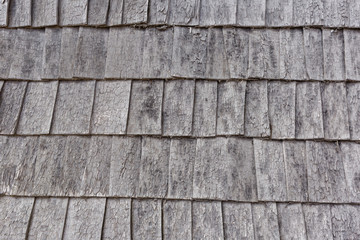 wooden roof tiles. texture of wooden tiles