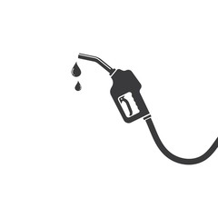 gasoline nozzle vector icon illustration design