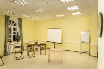 interior of a boardroom meeting room briefing room office