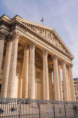 Pantheon Paris, view of the Central facade