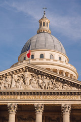 Pantheon Paris, view of the Central facade