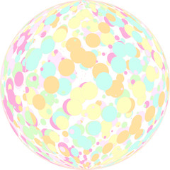Vector Illustration of a Decorative Beach Ball