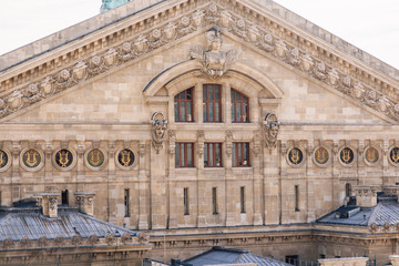 Obraz premium View of Paris from the top of the Lafayette Haussmann Gallery