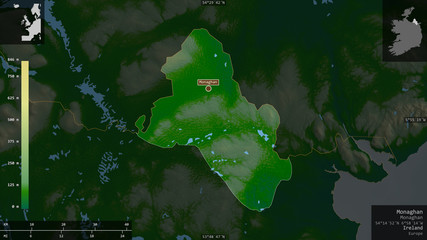 Monaghan, Ireland - composition. Physical