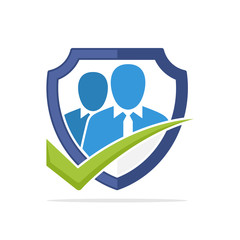 Illustrated icon with the right employee protection concept.