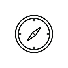 simple icon of compass vector illustration