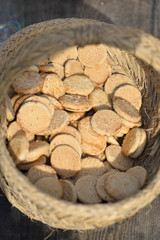Perrunilla or sweet typical homemade of Extremadura