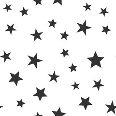 Stars seamless pattern. Vector illustration. Star icons texture background.