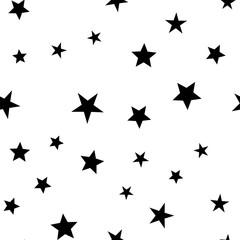 Stars seamless pattern. Vector illustration. Star icons texture background.