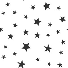 Stars seamless pattern. Vector illustration. Star icons texture background.