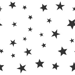 Stars seamless pattern. Vector illustration. Star icons texture background.