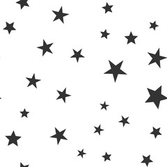 Stars seamless pattern. Vector illustration. Star icons texture background.