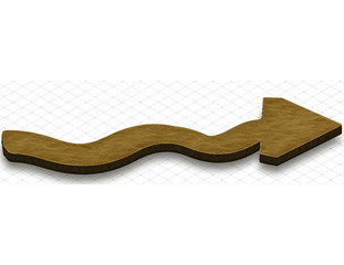 sand desert 2D arrow