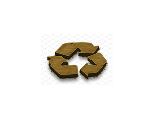 sand desert recycling 2D arrows