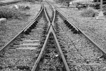 railway switch point steep tracks