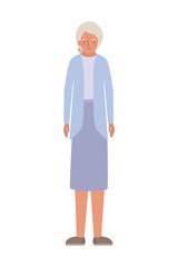 Isolated grandmother avatar vector design