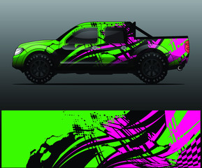 truck decal graphic wrap vector, abstract background