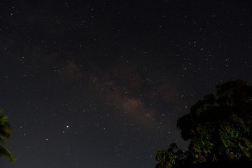 Fototapeta premium Sunset, stars