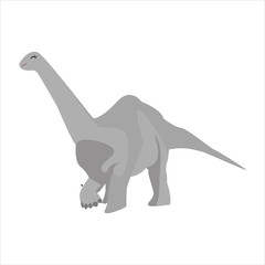 Cute animal dinosaur clip art illustration cartoon character