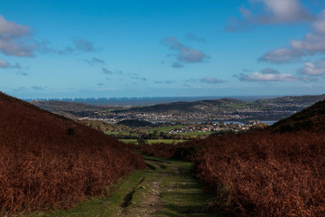 Fototapeta premium Conway Mountain, Wales, United Kingdom
