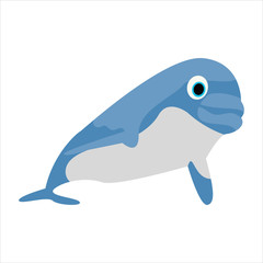 Beautiful dolphin clip art character artwork cartoon