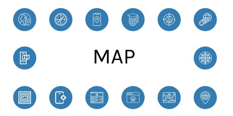 map icon set