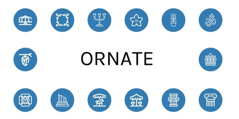 ornate icon set