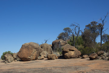 Fototapeta na wymiar Wave Rock, WA, Australia