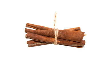cinnamon isolated on white background