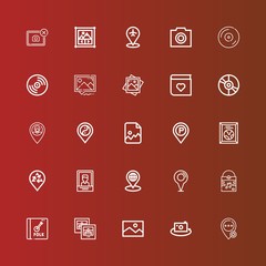Editable 25 album icons for web and mobile