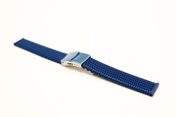 silicone watch strap object isolate on the white background