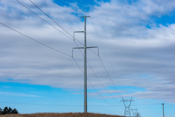 high voltage power lines