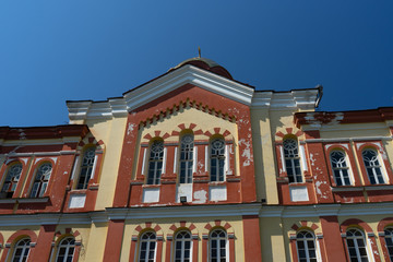 Fototapeta premium Church of the new Athos monastery Sunny summer day. Abkhazia