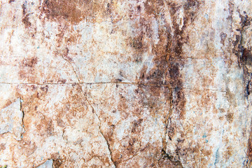 Scratched concrete wall