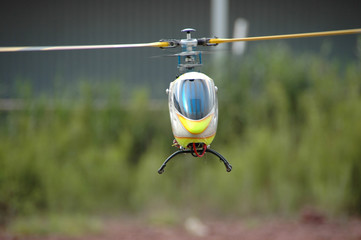 Remote controlled helicopter.RC model hobby