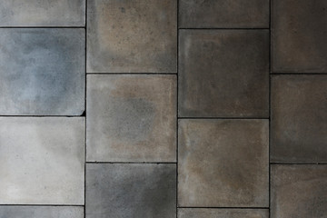 Gray tiled wall