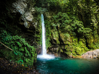 Tuasan Falls on the tropical island of Camiguin in the Philippines.
