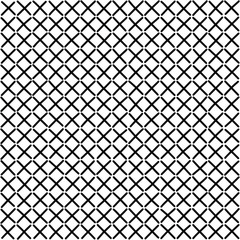 Black vector crosses seamless pattern.  Design element for prints, backgrounds, template, web pages and textile pattern. Black and white stock illustration.
