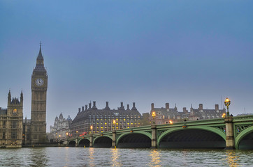 Fototapeta na wymiar London Big Ben Parliament