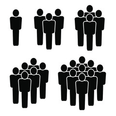 group of people silhouettes