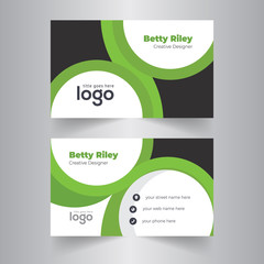 Corporate & Creative Business card Template Design.