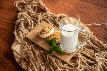 freshly baked cinnamon rolls